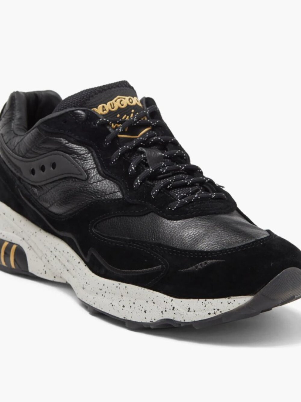 NWT Black Leather Saucony Sneakers